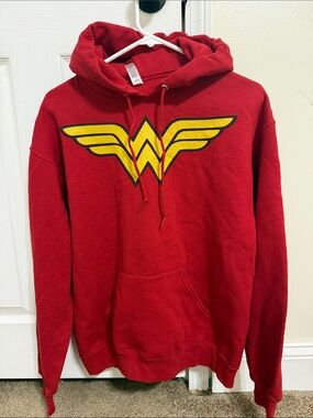 Red Wonder Woman Hoodie